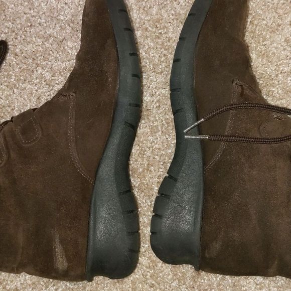 Maxine of Canada Suede Leather Fox Fur Boots 6.5 - Picture 7 of 7